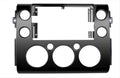 Black dashboard facia kit for Toyota FJ Cruiser 2007-2015 suitable for double din and Android headunits