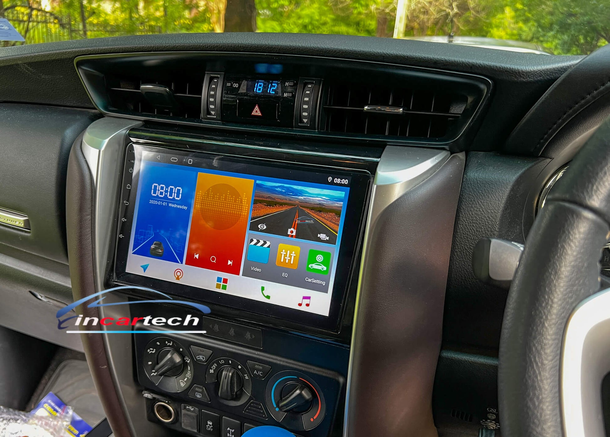 Toyota Fortuner 2015-2024 GPS Wireless Apple CarPlay Android Auto Stereo
