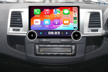 Toyota Hilux 2004-2015 10.1 inch with Dual Knob Control GPS Wireless Apple CarPlay Android Auto Stereo Radio