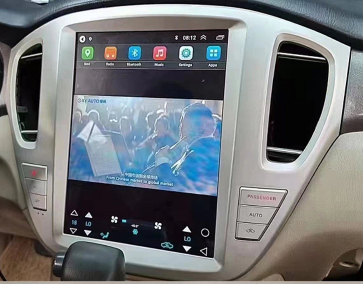 Toyota Kluger 2003-2008 9.7 vertical screen GPS Wireless Apple CarPlay Android Auto Stereo Radio