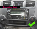 Toyota Kluger 2008-2015 GPS Bluetooth Wireless Apple CarPlay Android Auto Stereo radio 7