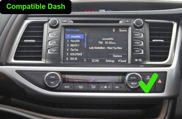 Toyota Kluger 2015-2021 stereo facia suit both 10 inch android and 7 inch Double din 2 din fascia frame