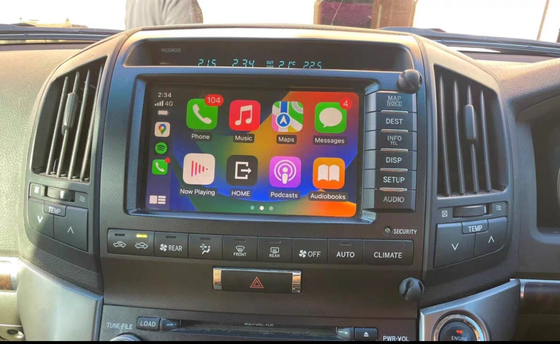 Toyota Land Cruiser LC200 VX & SAHARA Add Wireless CarPlay & Android Auto integration interface Module