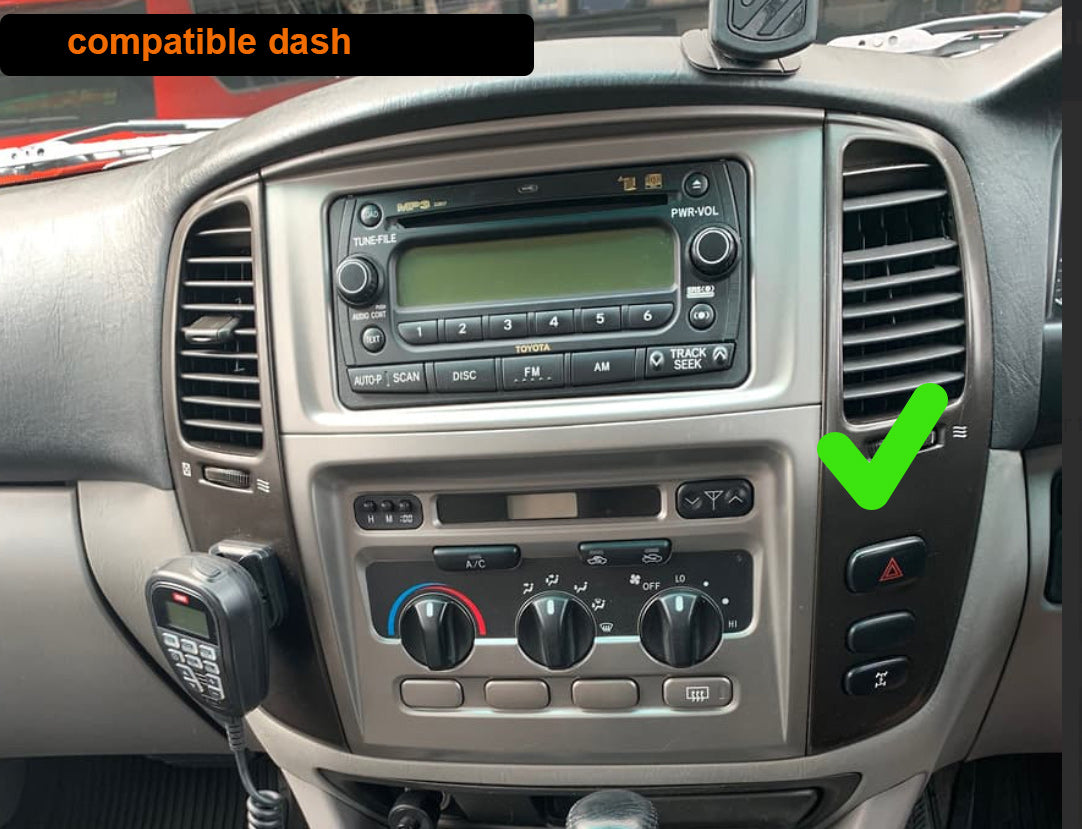 Toyota Landcruiser 1999-2006 100 Series LC100 LC105 GPS Bluetooth Apple CarPlay Android Auto