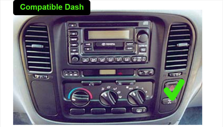 A Proline car audio and accessories advertisement for a 10-inch Apple CarPlay Android Auto GPS Bluetooth Stereo, showing it installed in a vehicle with text highlighting features such as dual noise reduction mic, oversized touch screen, and plug & play.