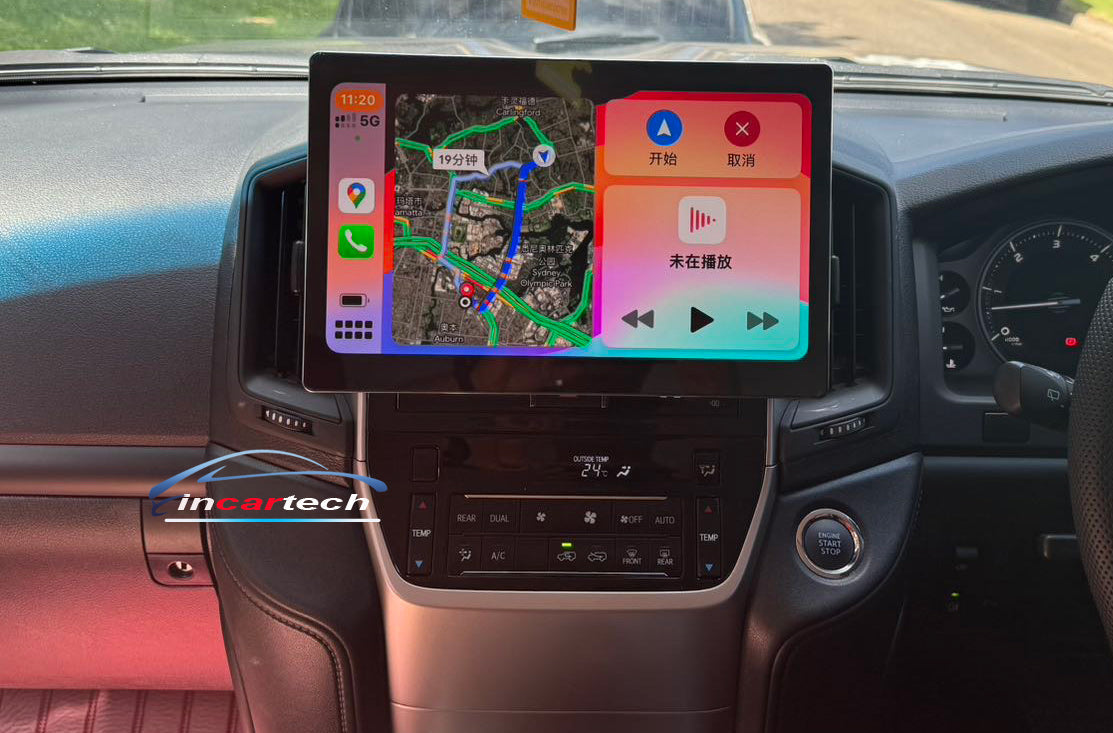 Toyota Landcruiser LC200 GX GXL 15-24 13.3 GPS Wireless Apple CarPlay Stereo Android Auto