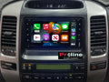 Toyota Prado 120 2003-2009 Series GPS Bluetooth Wireless Apple CarPlay Android Auto Stereo radio