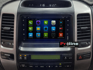 Toyota Prado 120 2003-2009 Series GPS Bluetooth Wireless Apple CarPlay Android Auto Stereo radio