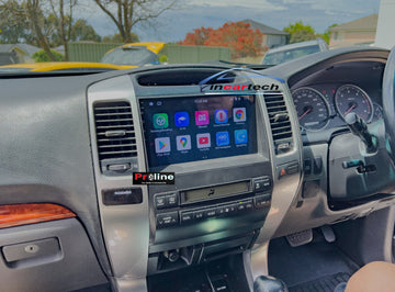 Toyota Prado 120 Series GPS Bluetooth USB Apple CarPlay Android Auto Stereo