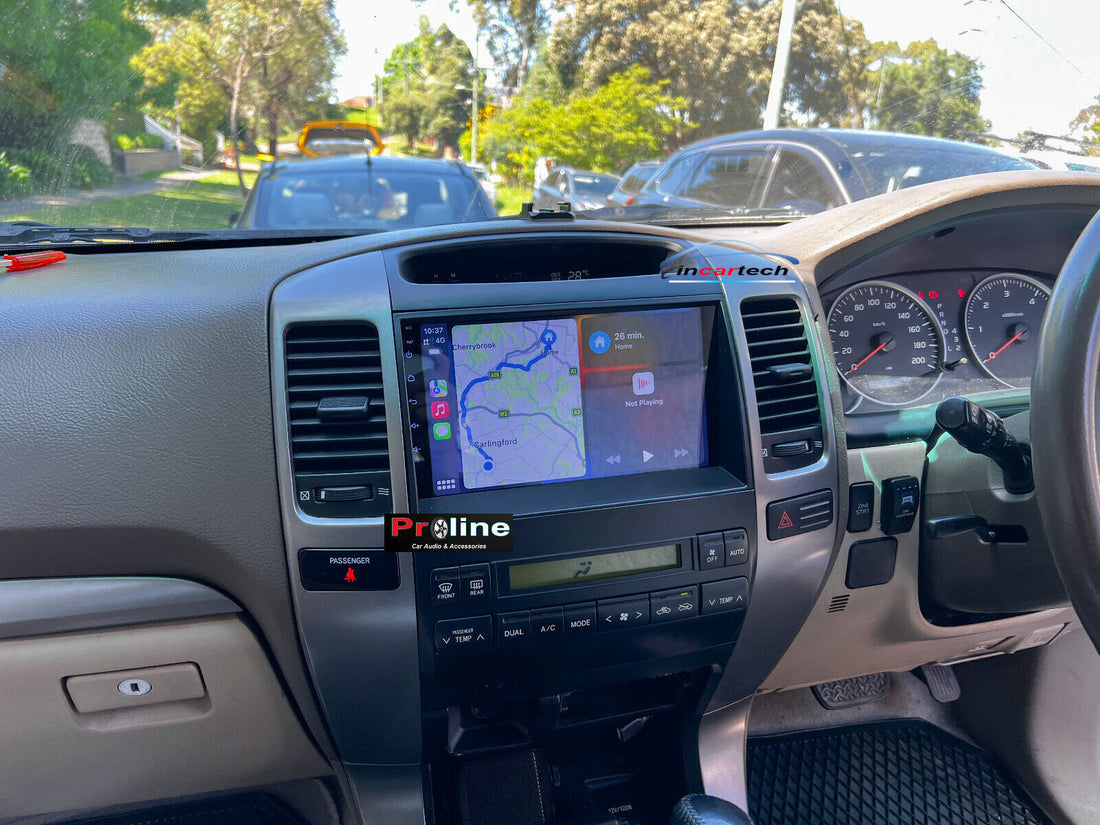 Toyota Prado 120 Series GPS Bluetooth USB Apple CarPlay Android Auto Stereo