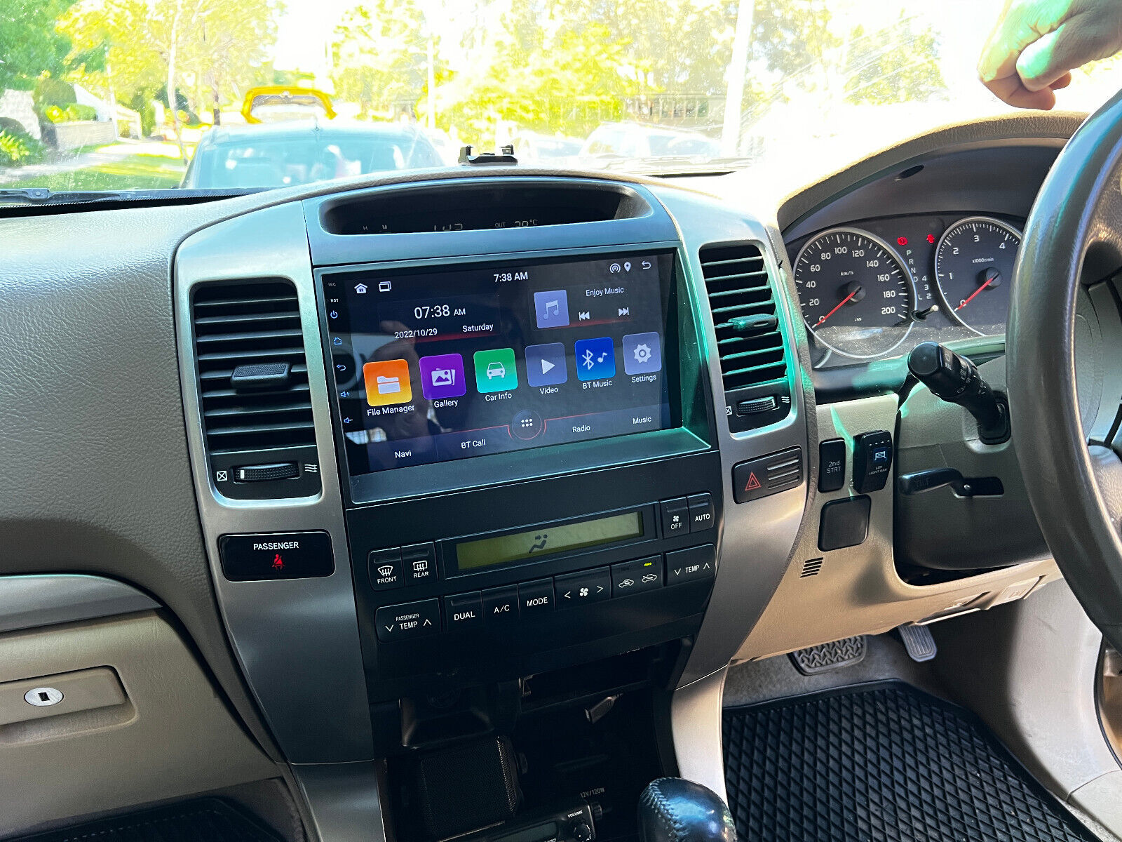 Toyota Prado 120 Series GPS Bluetooth USB Apple CarPlay Android Auto Stereo