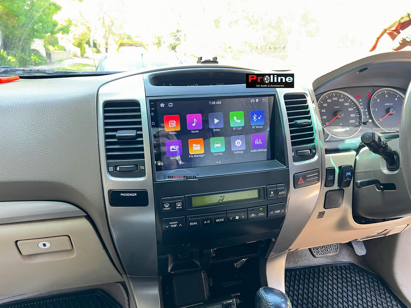 Toyota Prado 120 Series GPS Bluetooth USB Apple CarPlay Android Auto Stereo