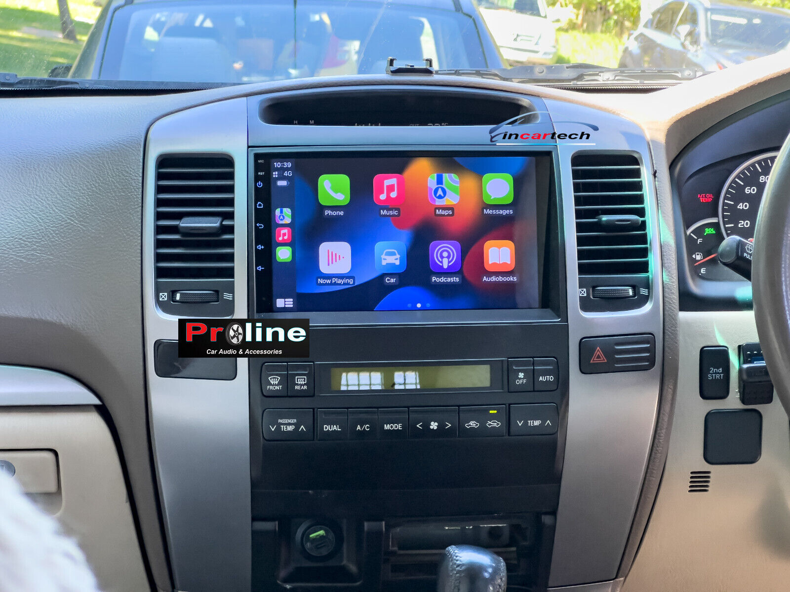 Toyota Prado 120 Series GPS Bluetooth USB Apple CarPlay Android Auto Stereo