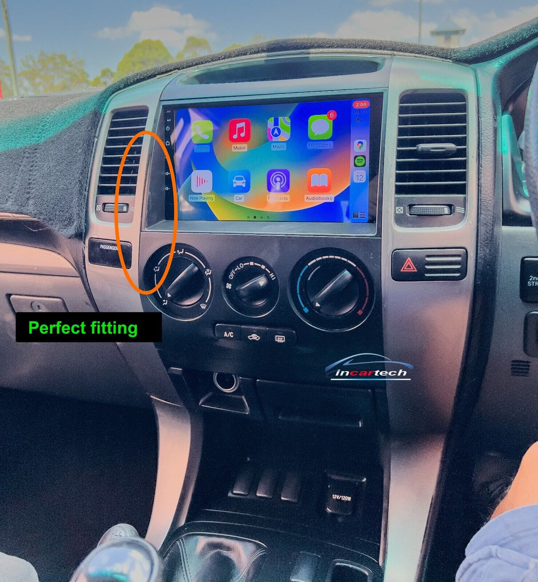 Toyota Prado 120 Series Wireless Apple CarPlay Stereo Android Auto Upgrade Satnav