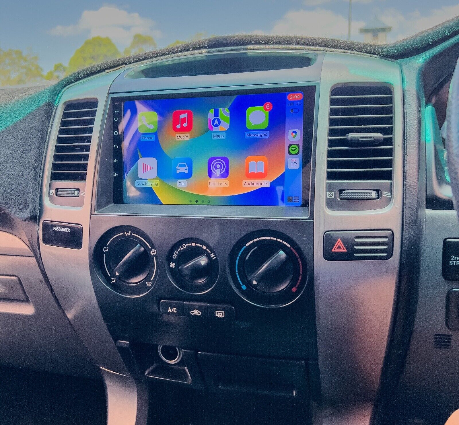 Toyota Prado 120 Series Wireless Apple CarPlay Stereo Android Auto Upgrade Satnav