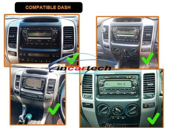 Toyota Prado 120 Series Wireless Apple CarPlay Stereo Android Auto Upgrade Satnav