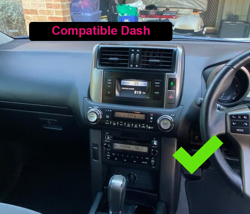 Toyota Prado 150 09-13 GPS Bluetooth Wireless Carplay Android Auto Stereo GPS