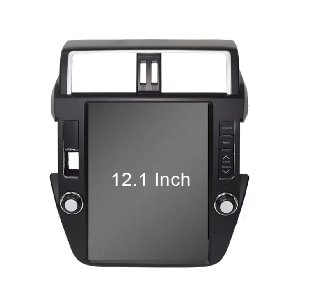 Toyota Prado 150 14-18 12.1 Vertical Screen GPS Wireless Apple CarPlay Android Auto Stereo