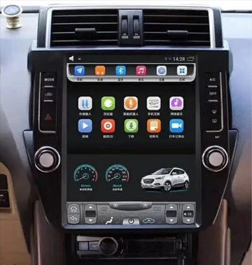 Toyota Prado 150 14-18 12.1 Vertical Screen GPS Wireless Apple CarPlay Android Auto Stereo