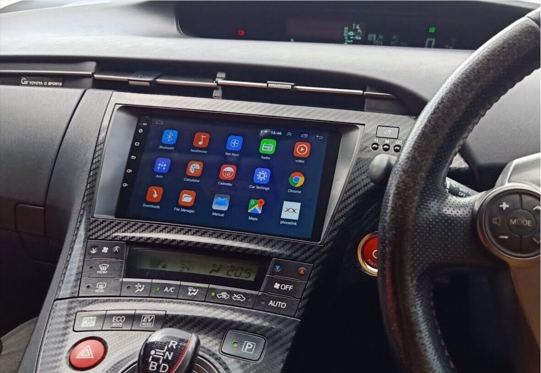 Toyota Prius 2009-2015 9 GPS Wireless Apple CarPlay Android Auto Stereo SatNav