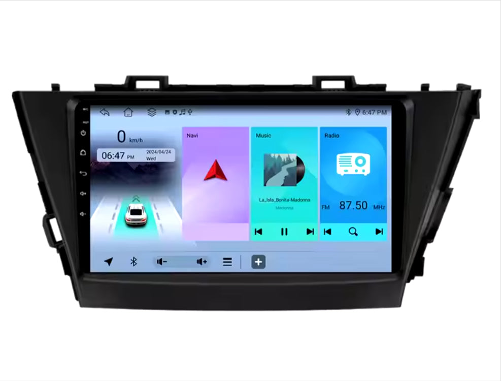 Toyota Prius V 2012-2021 9 GPS Wireless Apple CarPlay Android Auto Stereo