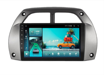 Toyota RAV4 2000-2005 9 GPS Wireless Apple CarPlay Android Auto Stereo Radio