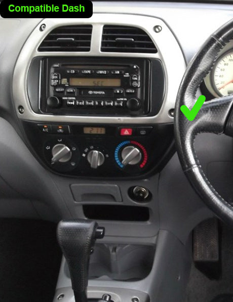 Toyota RAV4 2000-2005 9 GPS Wireless Apple CarPlay Android Auto Stereo Radio