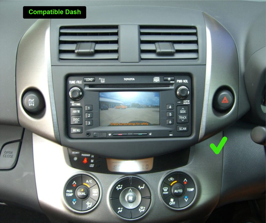 Toyota Rav4 2005-2011 stereo facia suit both 9 inch android and 7 inch Double din 2 din fascia frame