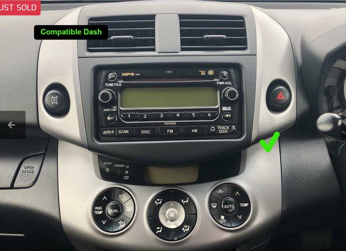Toyota Rav4 2005-2011 stereo facia suit both 10 inch android and 7 inch Double din 2 din fascia frame