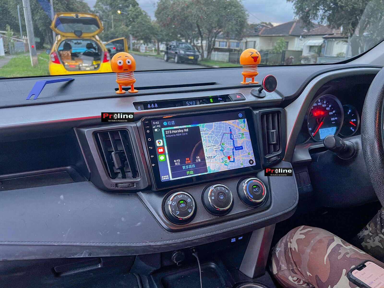 Toyota Rav4 2013-2018 GPS Bluetooth Wireless Apple CarPlay Android Auto Stereo