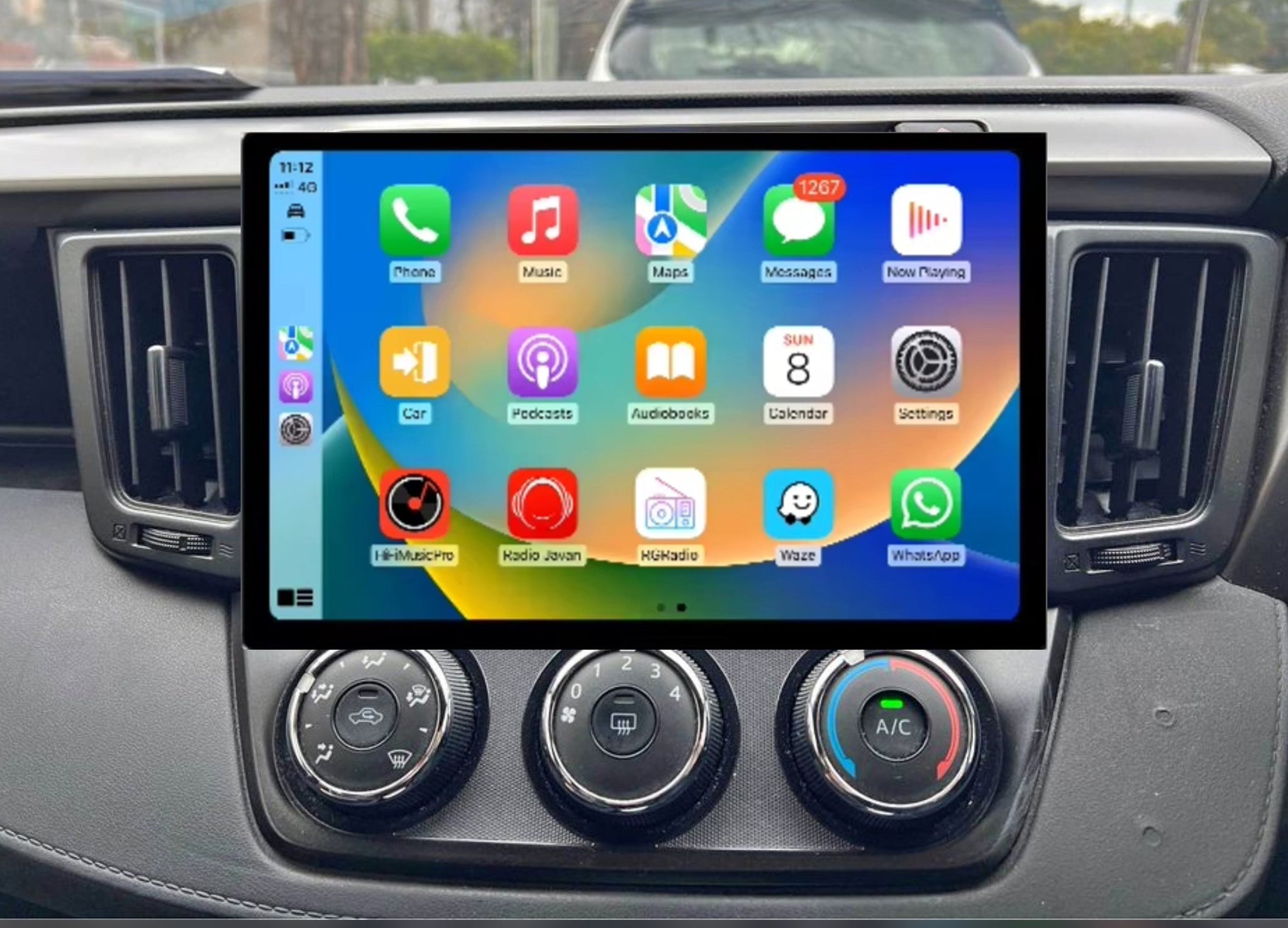 Toyota Rav4 2013-2018 GPS Bluetooth Wireless Apple CarPlay Android Auto Stereo Support JBL