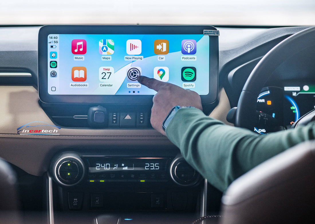 Toyota Rav4 2018-2023 12.3 GPS Bluetooth Wireless Apple CarPlay Android Auto Stereo Support JBL