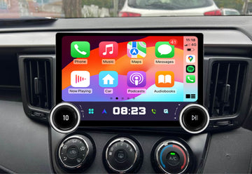 Toyota Rav4 2018-2023 10.1' with Double Knob Control GPS Bluetooth Wireless Apple CarPlay Android Auto Stereo Support JBL