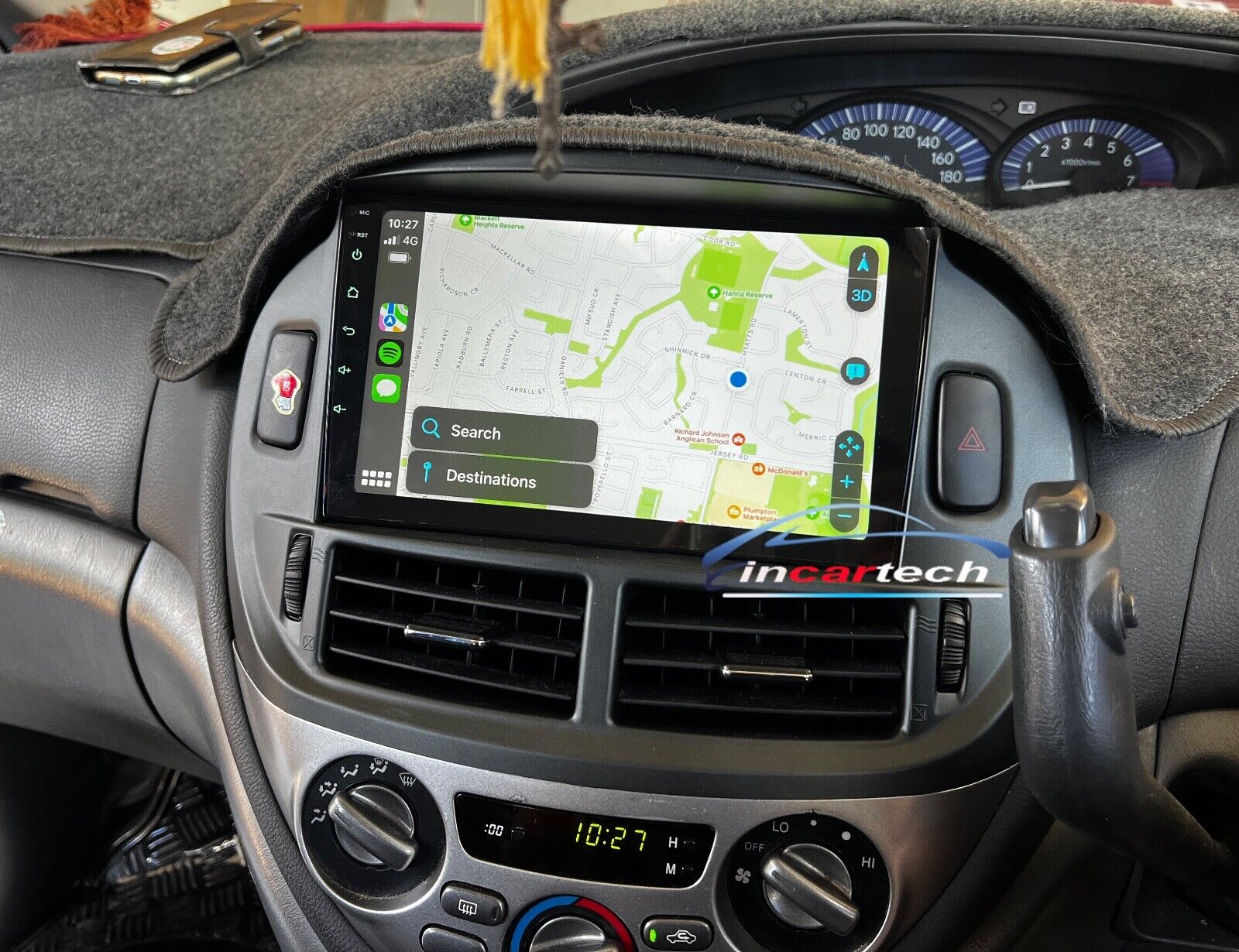 Toyota Tarago 2000-2006 GPS BT Wireless Apple CarPlay Stereo Upgrade Radio satna