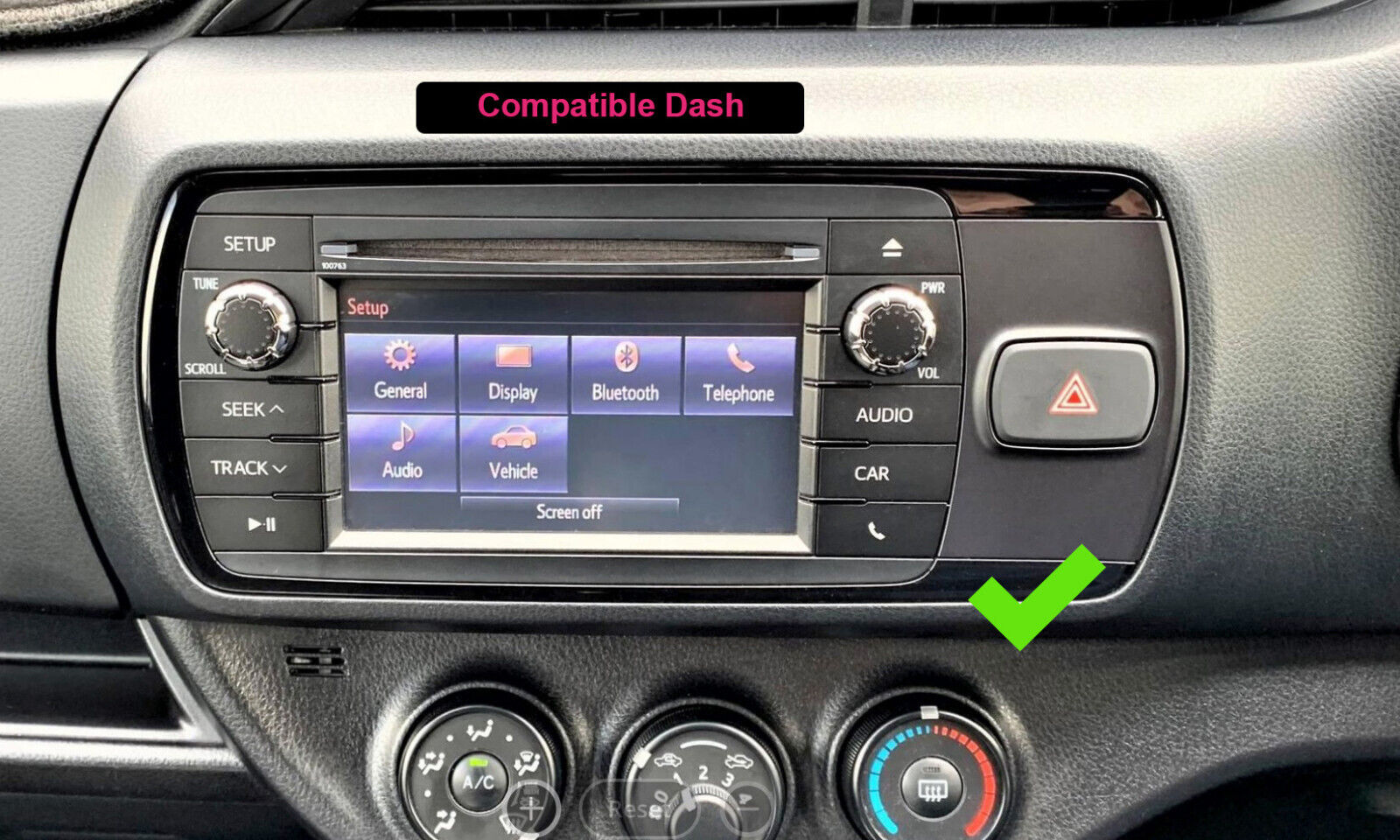 Toyota Yaris 2015-2019 9' Screen Wireless Apple CarPlay GPS Bluetooth Stereo DSP