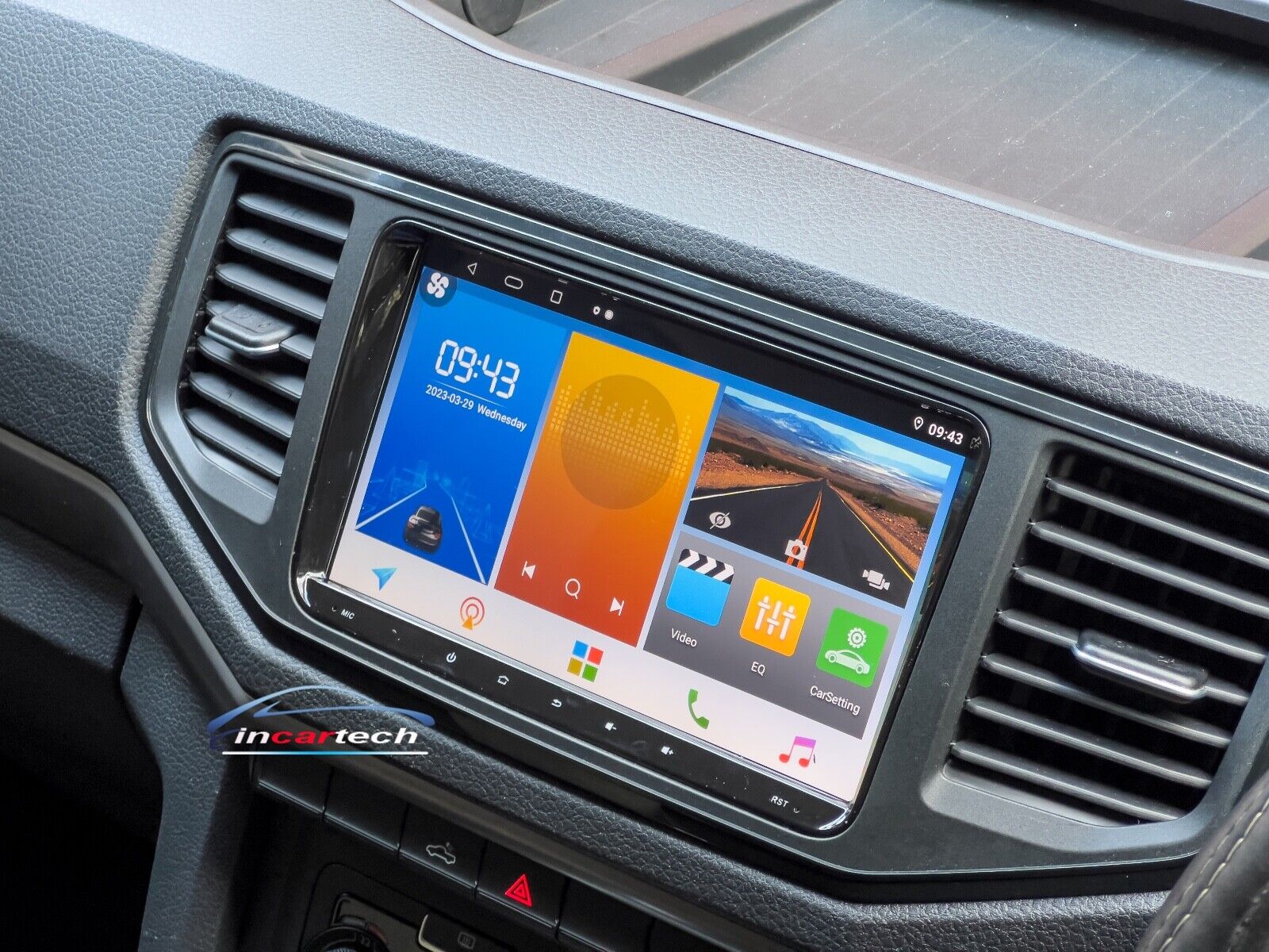 VW 2017+ Amarok GPS SatNav stereo Wireless Apple CarPlay and Android auto radio