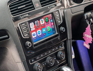 VW Volkswagen Golf MK7 Gti 16-16 Add Wireless CarPlay & Android Auto MMI Retrofit integration interface Moduel