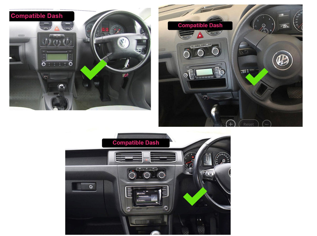Volkswagen VW Caddy 2005-2025 13.3 GPS Infotainment Wireless CarPlay Android Auto