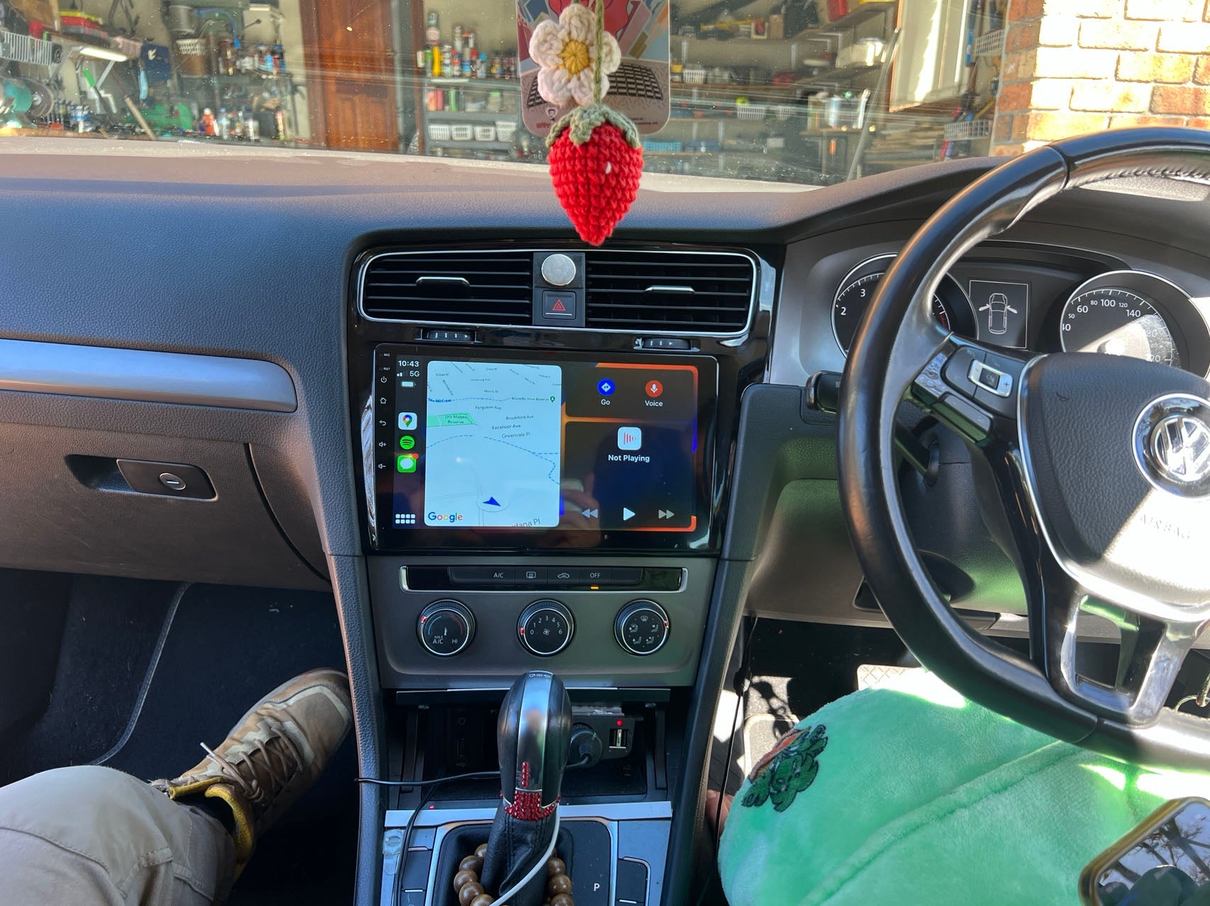 Volkswagen VW Golf 13-20 mk7 GTI 10 Infotainment Wireless Apple CarPlay GPS stereo