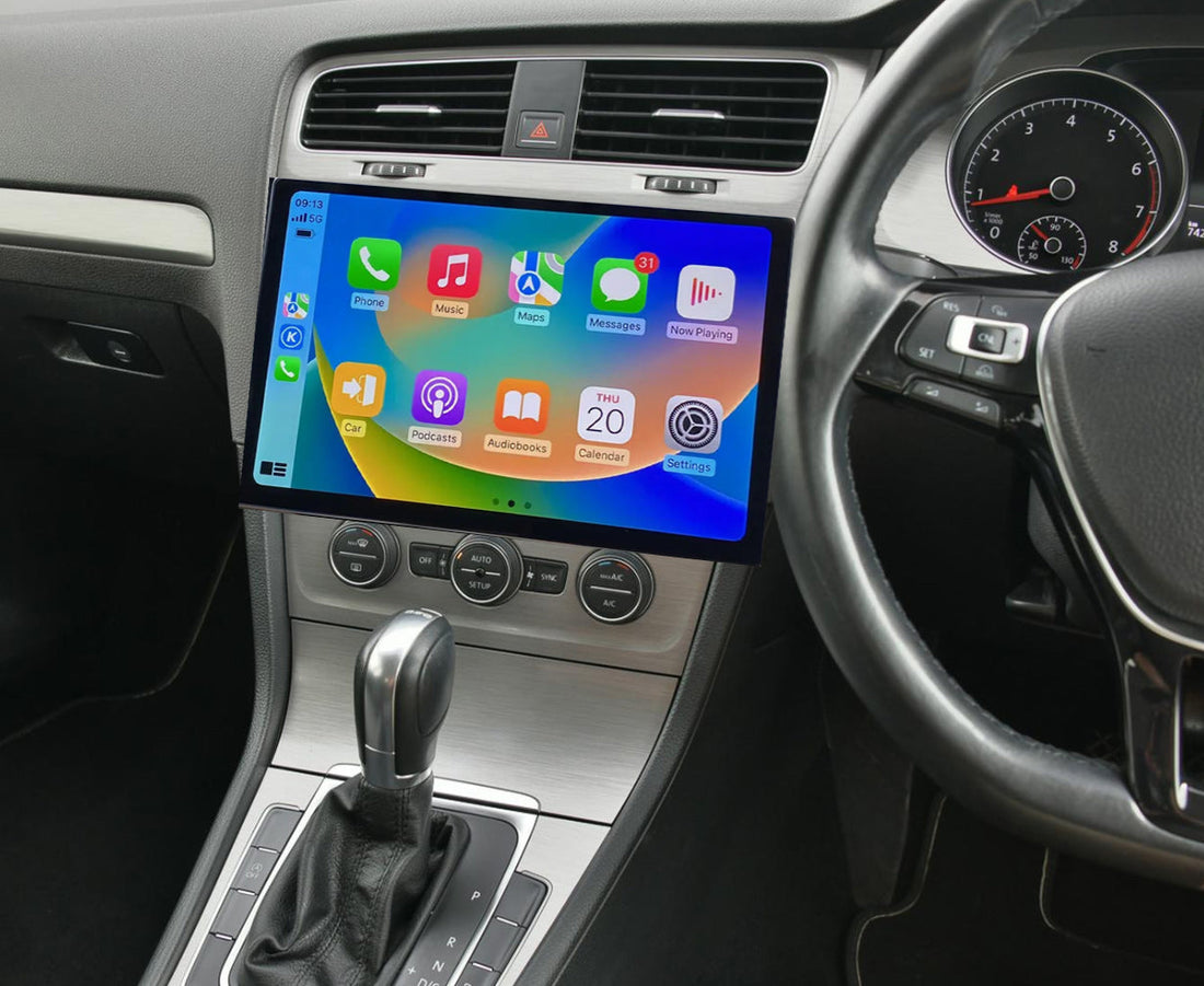 Volkswagen VW Golf 13-20 mk7 GTI 13.3 Tesla style Infotainment Wireless Apple CarPlay GPS Stereo