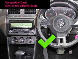 Volkswagen VW Polo 10-14 9 GPS Infotainment Wireless Carplay Android auto Stereo