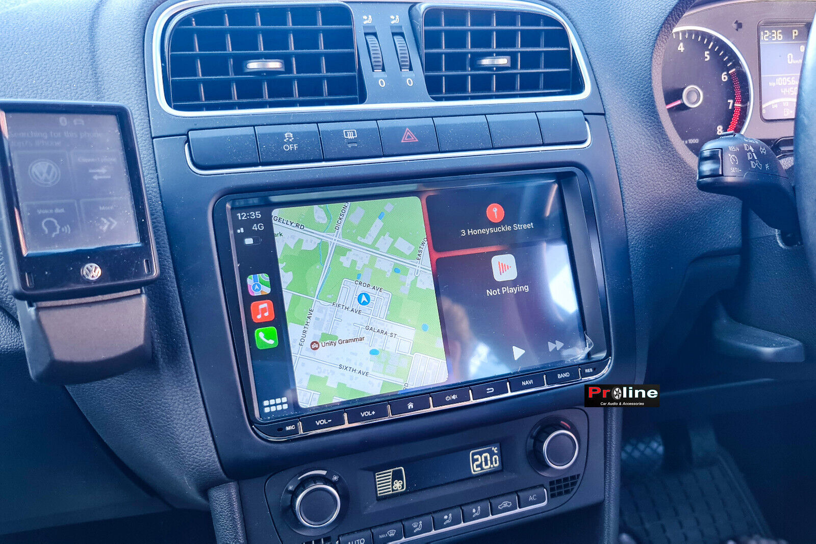 Volkswagen VW Polo 10-14 9 GPS Infotainment Wireless Carplay Android auto Stereo