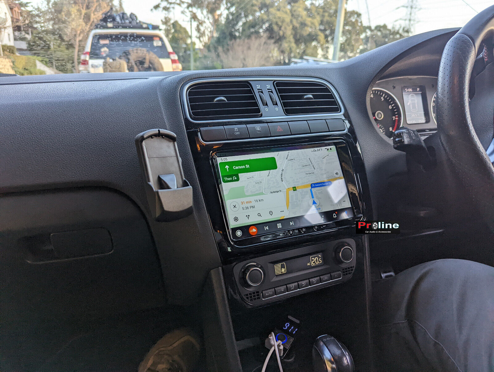 Volkswagen VW Polo 10-14 9 GPS Infotainment Wireless Carplay Android auto Stereo