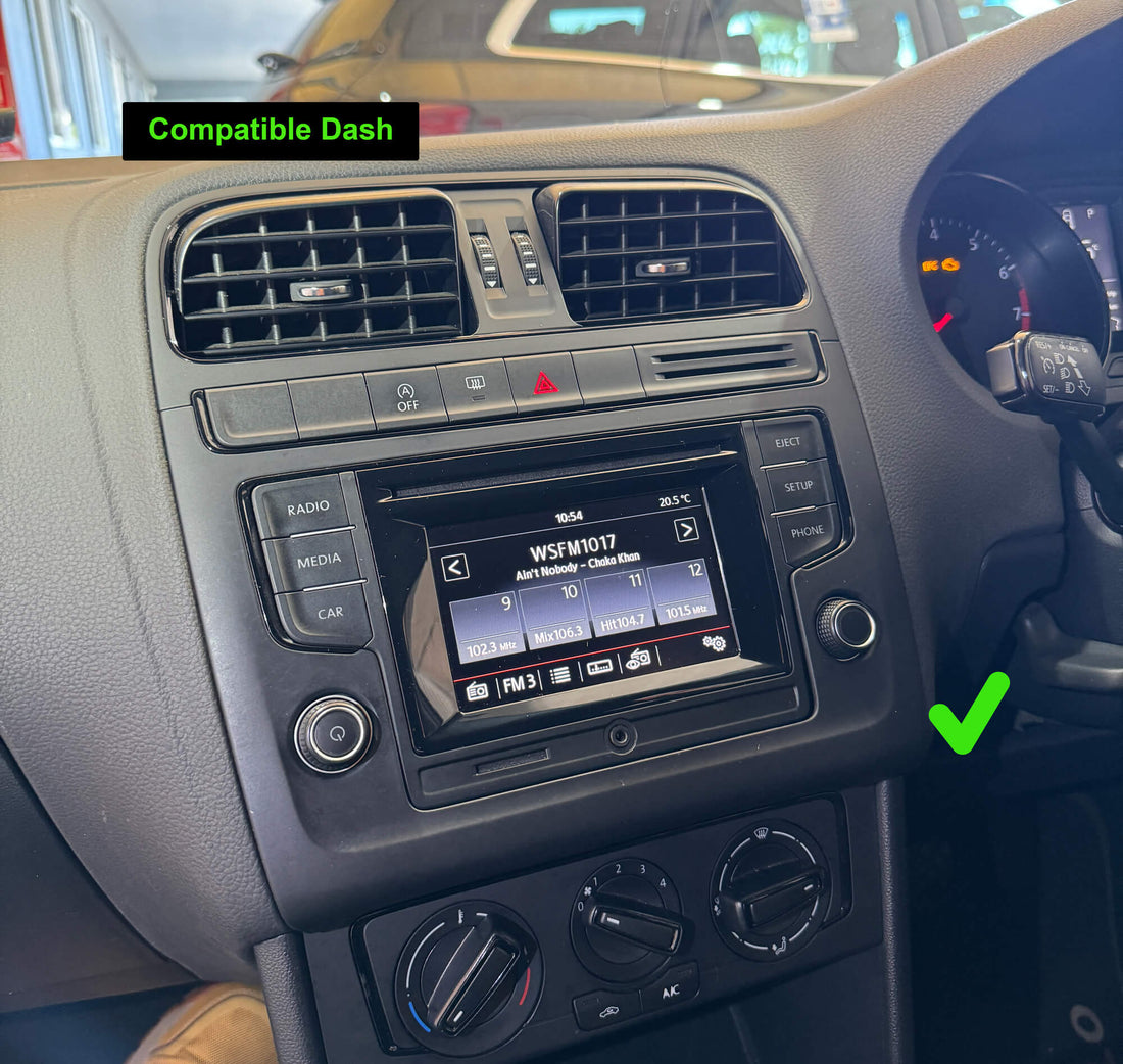 Volkswagen VW Polo 14-18 10 GPS Infotainment Wireless CarPlay Android Auto Stereo