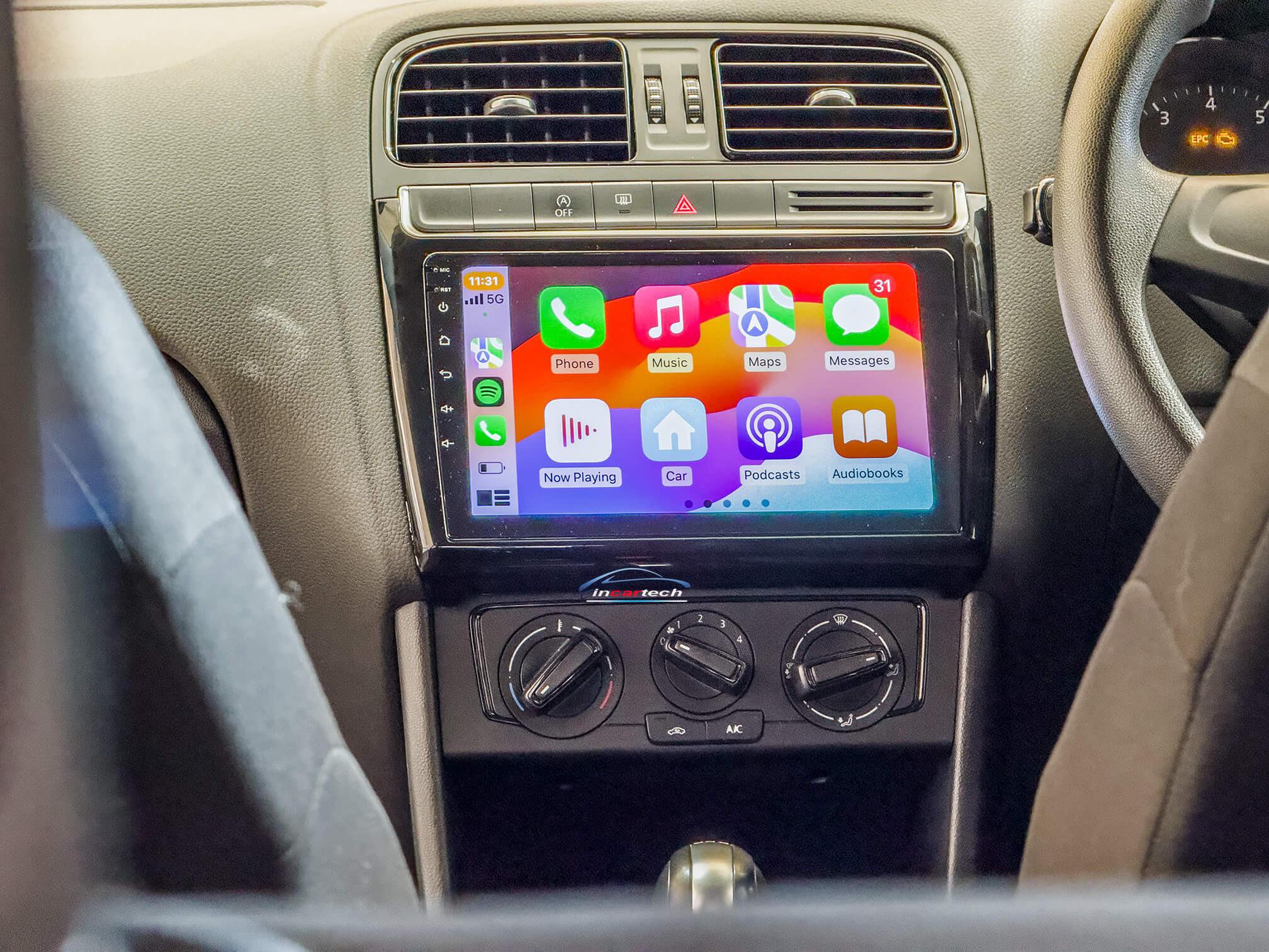 Volkswagen VW Polo 14-18 10 GPS Infotainment Wireless CarPlay Android Auto Stereo