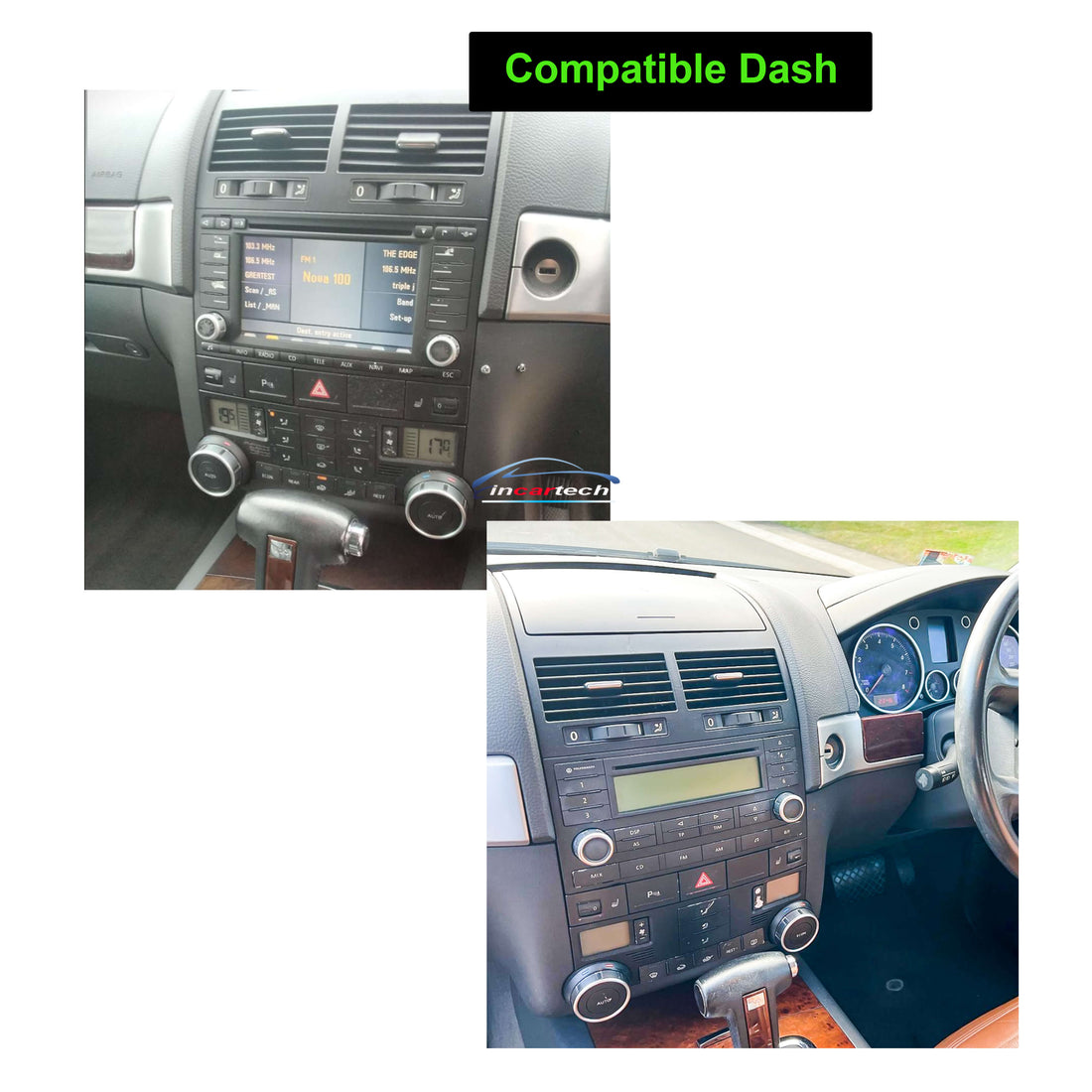 Volkswagen VW Touareg 03-10 10.1 GPS Infotainment Wireless CarPlay Android Auto Stereo