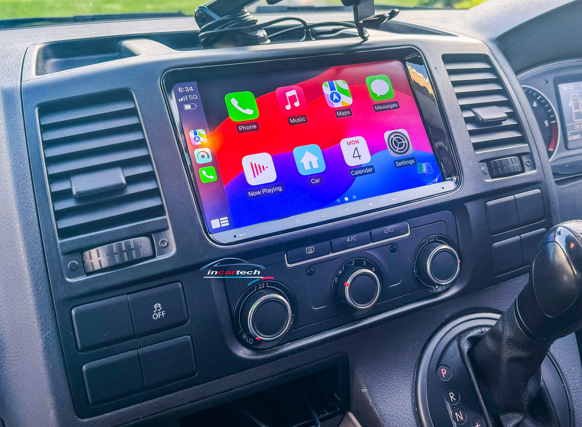 Volkswagen VW Transporter T5 04-10 9 GPS Infotainment Wireless CarPlay Android Auto