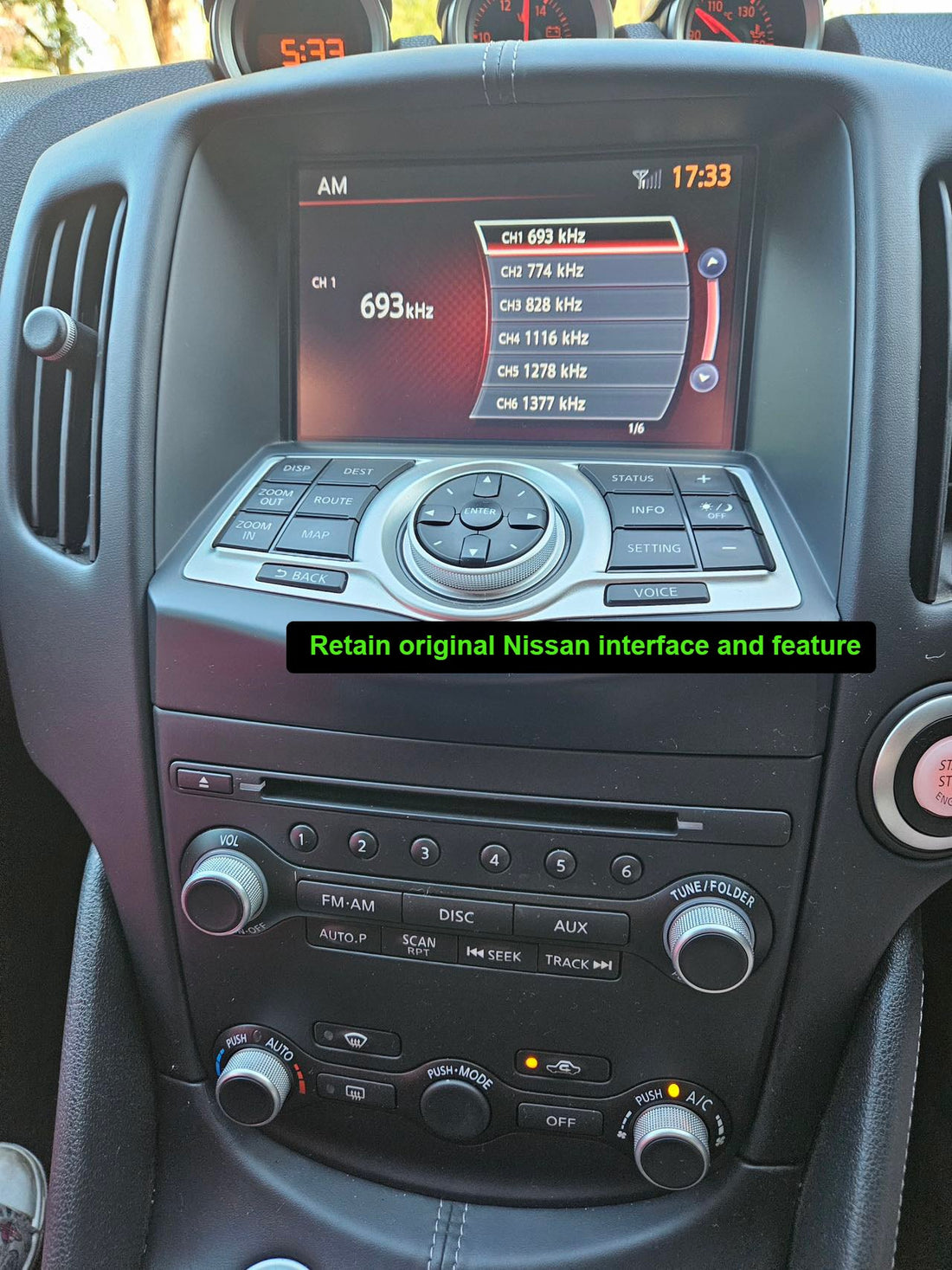 Nissan 370Z 2011-2020 Z34 Wireless CarPlay & Android Auto Interface integration Module