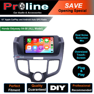 Honda Odyssey 2004-2008 Wireless apple Carplay Android Auto GPS Radio Stereo satnav