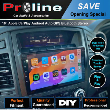 Mitsubishi Pajero 2006-2019 GPS Bluetooth Stereo Wireless Apple Carplay Android Auto Headunit